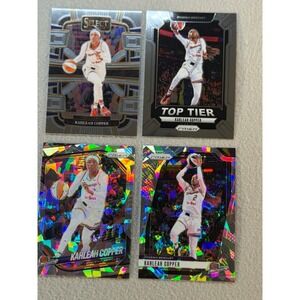 2024-25 Panini Kahleah Copper WNBA 4 Card Lot Prizm Cracked Ice Select